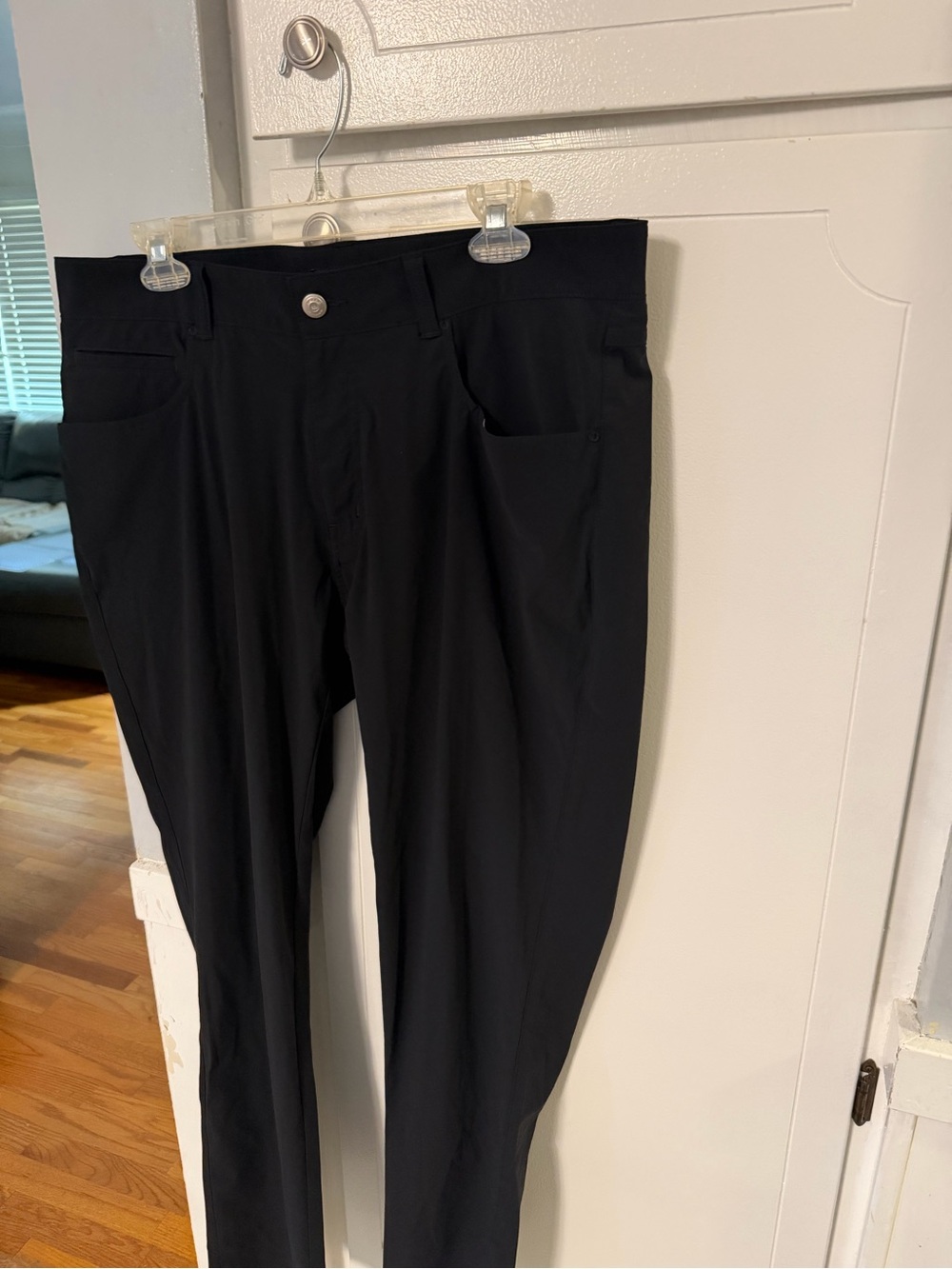 Peter Millar Crown crafted Men's Black Stretch Performance Pants 36x30